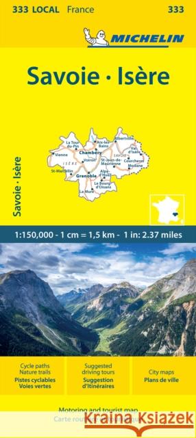 Isere Savoie - Michelin Local Map 333: Map Michelin 9782067263079