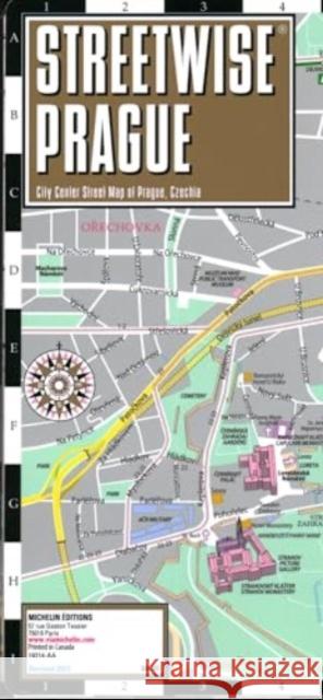 Streetwise Prague Map - Laminated City Center Street Map of Prague, Czech-Republic Michelin 9782067264182 Michelin Editions des Voyages