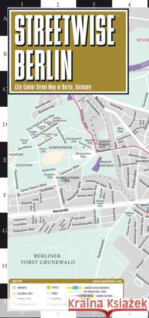 Streetwise Berlin Map - Laminated City Center Street Map of Berlin, Germany Michelin 9782067264229 Michelin Travel Publications