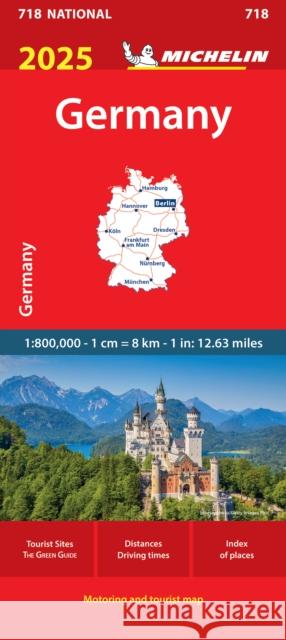 Germany 2025 - Michelin National Map 718 Michelin 9782067265363