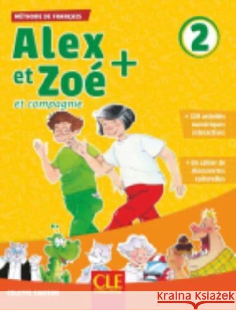 Alex et Zoe plus 2 podręcznik + CD MP3 Samson Colette 9782090384284 Cle International