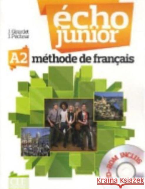 Echo Junior A2 podręcznik + DVD ROM Girardet J. Pecheur J. 9782090387216 Cle International