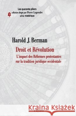 Droit et r?volution Berman-H 9782213635590 Fayard