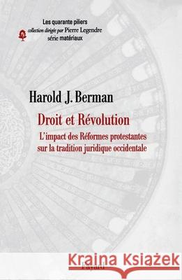 Droit et r?volution Berman-H 9782213635590