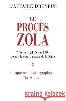 Le Proc?s de Zola Sans Auteur 9782234048874 Stock