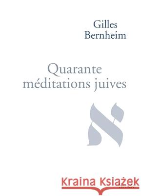 Quarante M?ditations Juives Bernheim-G 9782234070349 Stock