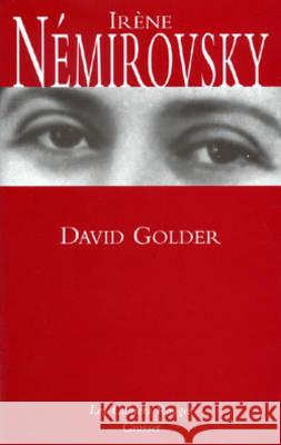 David Golder Irene Nemirovsky 9782246151456