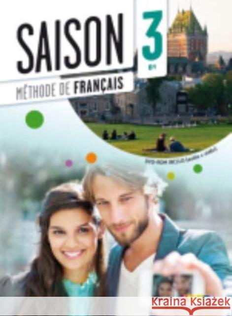 Saison 3 B1 podręcznik + CD + DVD DIDIER Praca Zbiorowa 9782278080434 Didier