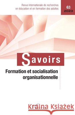 Formation et socialisation organisationnelle Philippe Carr? 9782336404806 Editions L'Harmattan