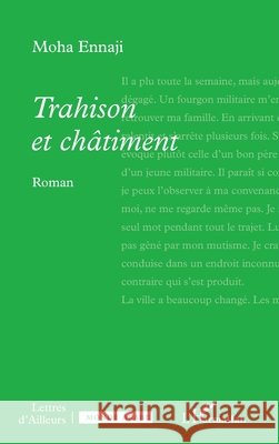 Trahison et ch?timent Moha Ennaji 9782336482927