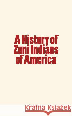 A History of Zuni Indians of America Andrew a. Macerlean Francis Klett John G. Owens 9782366593808 LM Editions