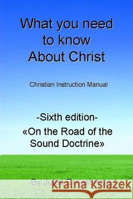 What you need to know about Christ: Making a journey with the Risen Jesus Christ Jules Ernest Paul 9782490345021