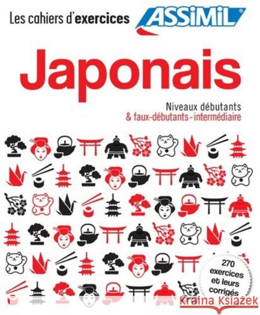 Coffret Cahiers d'exercices JAPONAIS débutants + faux-débutants/intermédiaire Catherine Garnier, Nozomi Takahashi, Assimil 9782700508413