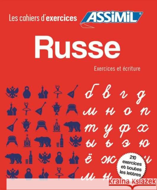 Coffret Cahiers d'exercices RUSSE: débutants + écriture Victoria Melnikova-Suchet 9782700508550