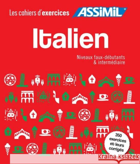 Coffret Cahiers d'exercices ITALIEN: faux-débutants + intermédiaire Federico Benedetti 9782700508581 Assimil