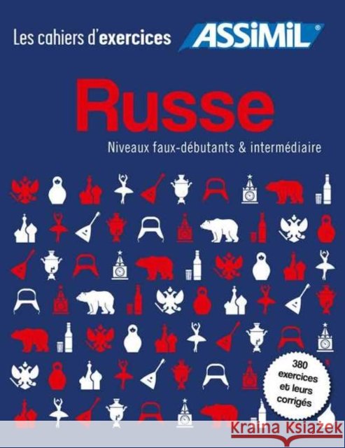 Coffret Cahiers d'exercices RUSSE: faux débutants + intermédiaire Victoria Melnikova-Suchet 9782700508697 Assimil