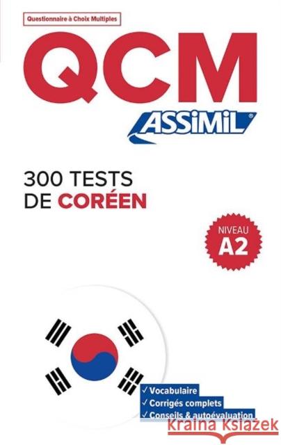 QCM 300 Tests de Coreen, niveau A2 Inseon Kim-Juquel 9782700508703