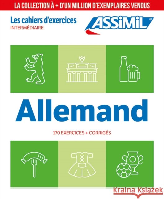 Cahier Exercices Allemand Intermediaire Bettina Schodel Amirkhosrovi 9782700581584 Assimil