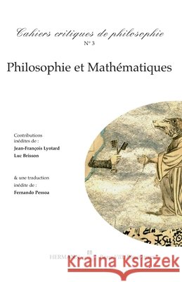 Cahiers critiques de philosophie n?3: Philosophie et math?matiques Bruno Cany 9782705666187 Hermann