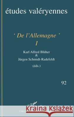 De l'Allemagne Serge Bourjea 9782747532518 Editions L'Harmattan