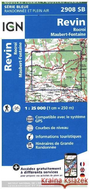 Revin / Rocroi / Maubert-Fontaine: 2015  9782758534396 Institut Geographique National