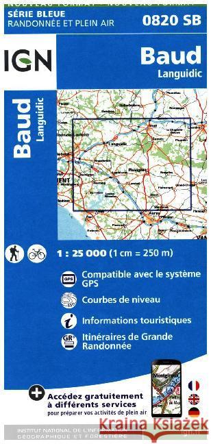 Baud - Languidic: 2015  9782758534723 Institut Geographique National