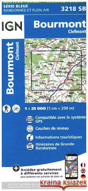 Bourmont / Clefmont: 2015  9782758534778 Institut Geographique National