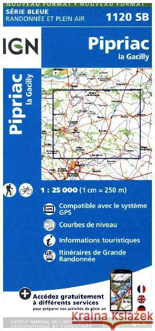 Pipriac / La Gacilly: 2016  9782758535287 Institut Geographique National