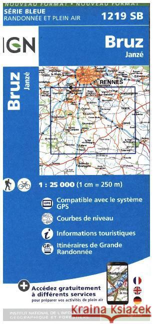 Bruz / Janze: 2016  9782758535324 Institut Geographique National