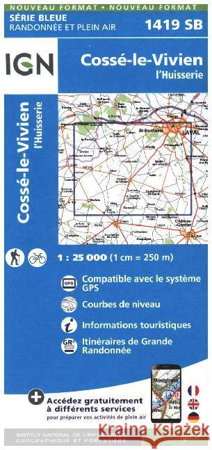 Cosse-le-Vivien / L'Huisserie: 2016  9782758535430 Institut Geographique National