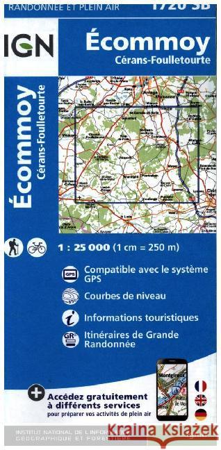 Ecommoy / Cerans-Foulletourte: 2016  9782758535492 Institut Geographique National