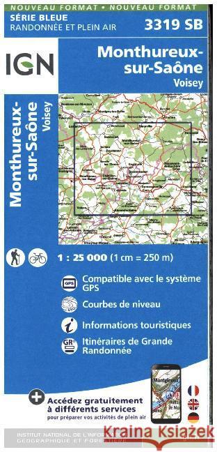 Monthureux-sur-Saone / Voisey: 2016  9782758535782 Institut Geographique National