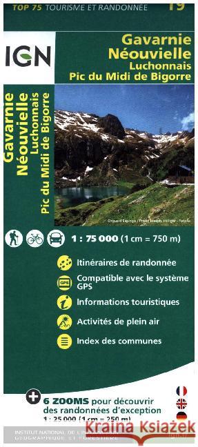 Gavarnie / Neouvielle / Luchonnais: 2016  9782758535867 Institut Geographique National
