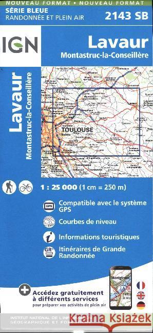 Lavaur / Montastruc-la-Conseillere: 2018  9782758544999 Institut Geographique National