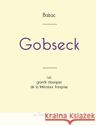 Gobseck de Balzac (édition grand format) Honoré de Balzac 9782759315024