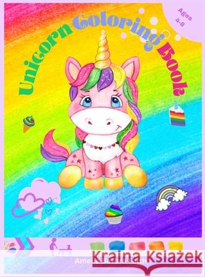 Unicorn Coloring Book: Great Coloring & Activity Book with Cute Unicorn for Kids Ages 4-8 / 48 Unique and Adorable Designs Coloring Pages / M Amelia Barbra Faith 9782780271542 Amelia Barbra Faith