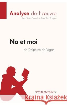 No et moi de Delphine de Vigan Tina Van Roeyen, Elena Pinaud 9782806290946 le Petit litteraire