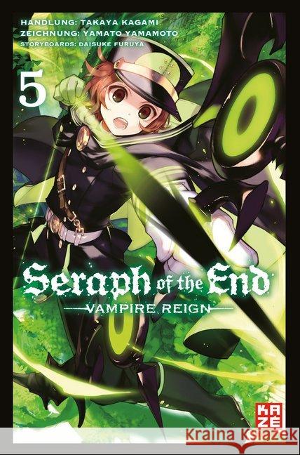 Seraph of the End. Bd.5 : Vampire Reign Kagami, Takaya; Yamamoto, Yamato; Furuya, Daisuke 9782889217885 Kazé Manga