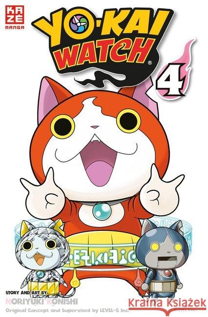 Yo-kai Watch. Bd.4 Konishi, Noriyuki; Level-5 9782889218318 Kazé Manga