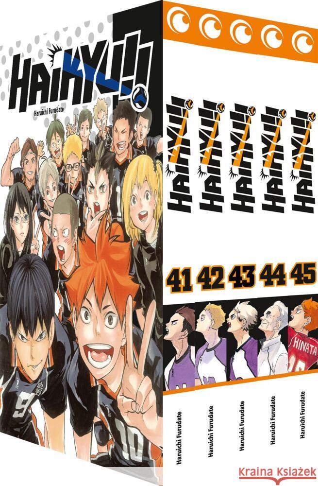 Haikyu!! Sammelbox 5 - Band 41-45 im Schuber Furudate, Haruichi 9782889517404 Crunchyroll Manga