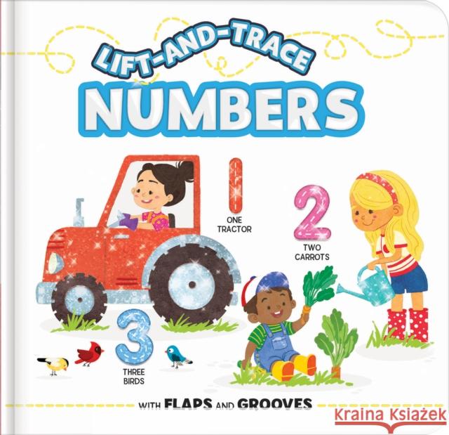 Lift-And-Trace: Numbers: With Flaps and Grooves Anne Paradis Karina Dupuis Chantale Boudreau 9782898023491 Crackboom! Books