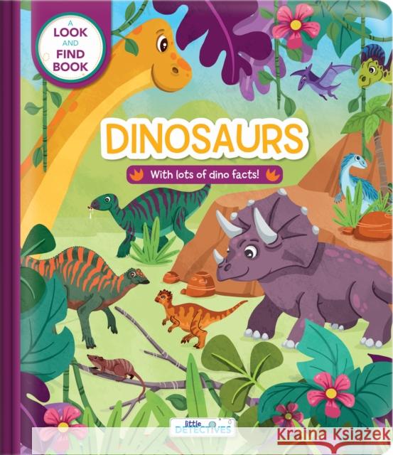 Little Detectives: Dinosaurs: A Look-and-Find Book  9782898023576 CrackBoom! Books