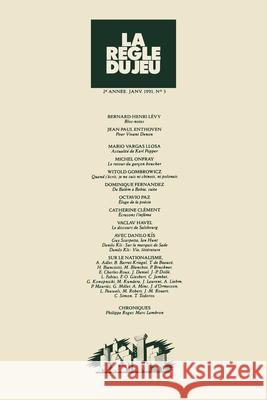 La r?gle du jeu n?03 Sans Auteur 9782908656022