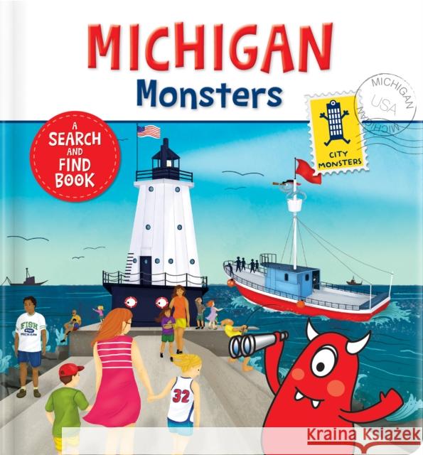 Michigan Monsters: A Search and Find Book Rebecca K Karina Dupuis 9782924734100 City Monsters