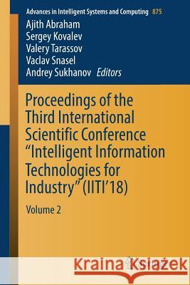 Proceedings of the Third International Scientific Conference 