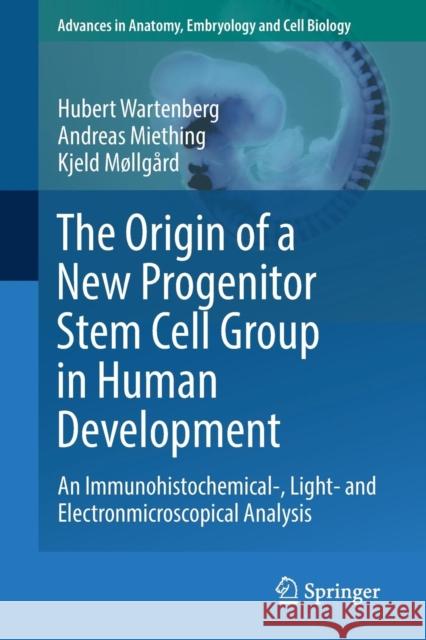 The Origin of a New Progenitor Stem Cell Group in Human Development: An Immunohistochemical-, Light- And Electronmicroscopical Analysis Wartenberg, Hubert 9783030020491 Springer