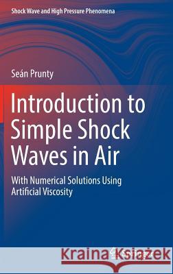 Introduction to Simple Shock Waves in Air: With Numerical Solutions Using Artificial Viscosity Prunty, Seán 9783030025649 Springer