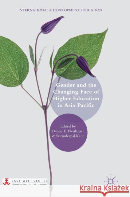 Gender and the Changing Face of Higher Education in Asia Pacific Deane Neubauer Surinderpal Kaur 9783030027940