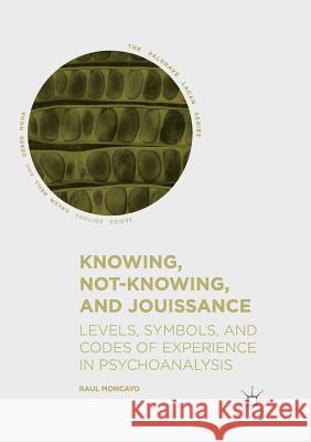 Knowing, Not-Knowing, and Jouissance: Levels, Symbols, and Codes of Experience in Psychoanalysis Moncayo, Raul 9783030067694 Palgrave MacMillan