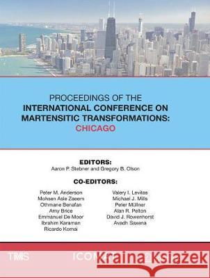 Proceedings of the International Conference on Martensitic Transformations: Chicago Aaron P. Stebner Gregory B. Olson 9783030083366